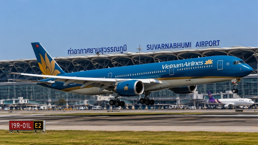 v&eacute; m&aacute;y bay đi Bangkok Vietnam Airlines