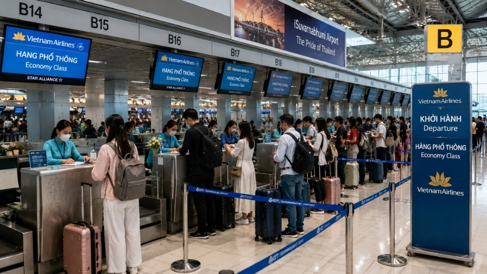 v&eacute; m&aacute;y bay Bangkok về Việt Nam