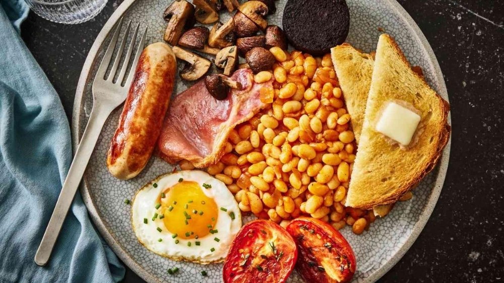  H&igrave;nh ảnh Full English Breakfast,bữa s&aacute;ng truyền thống ở London