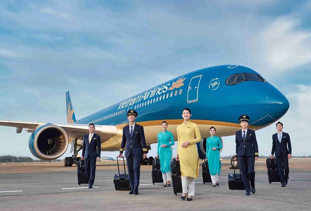 Vietnam Airlines - Hãng hàng không quen thuộc khai thác chuyến bay đến Trung Quốc vé máy bay Vietnam Airlines đi Trung Quốc