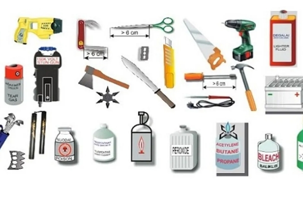 Đồ d&ugrave;ng bị cấm khi bay c&ugrave;ng v&eacute; m&aacute;y bay Vietjet Air S&agrave;i G&ograve;n đi H&agrave; Nội 