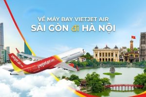 Review chi tiết lịch trình và giá vé máy bay Vietjet Air Sài Gòn đi Hà Nội