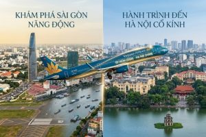 Chọn ngay Vietnam Booking để mua vé máy bay Vietnam Airlines Sài Gòn đi Hà Nội