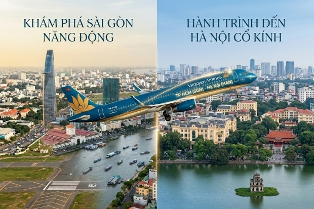 Cơn sốt v&eacute; m&aacute;y bay Vietnam Airlines S&agrave;i G&ograve;n đi H&agrave; Nội cho đường bay v&agrave;ng