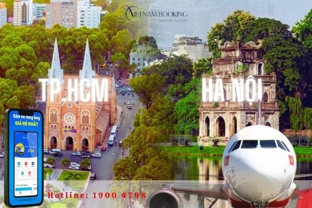 Website và app đặt vé trực tuyến của Vietnam Booking sẽ giúp bạn săn vé máy bay giá rẻ Vietjet Air TPHCM đi Hà Nội dễ dàng và nhanh chóng. Đặt vé máy bay Vietjet Air TPHCM đi Hà Nội