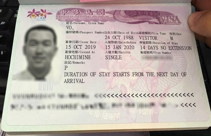 lỗi thường gặp khi chụp ảnh visa Đ&agrave;i Loan