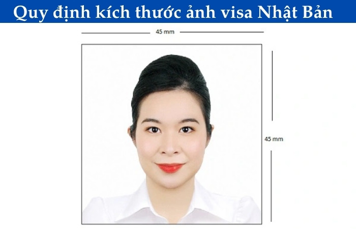 Kích thước ảnh visa Nhật