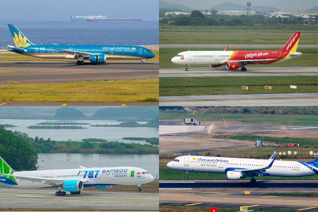 Các hãng bay khai thác chặng Hà Nội - Đà Nẵng