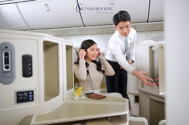 Dịch vụ trên chuyến bay của Vietnam Airlines