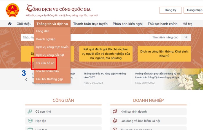 tra cứu hồ sơ xin passport online
