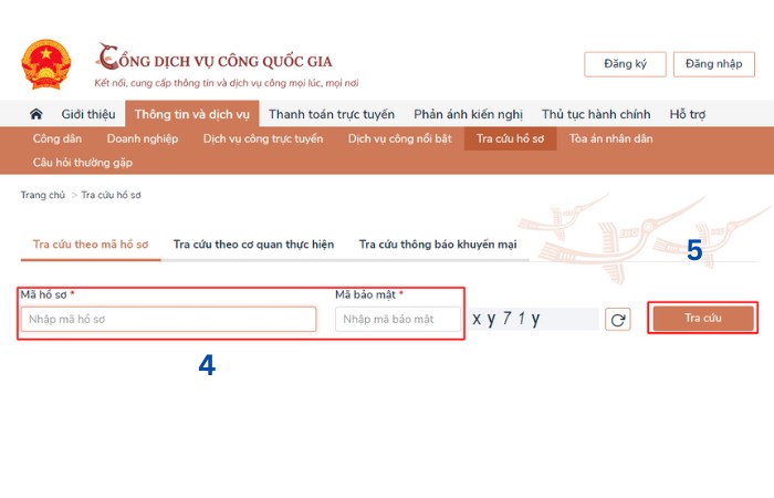 tra kết quả hộ chiếu online