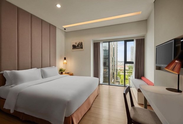 diện tích phòng nghỉ của Novotel Living Saigon South