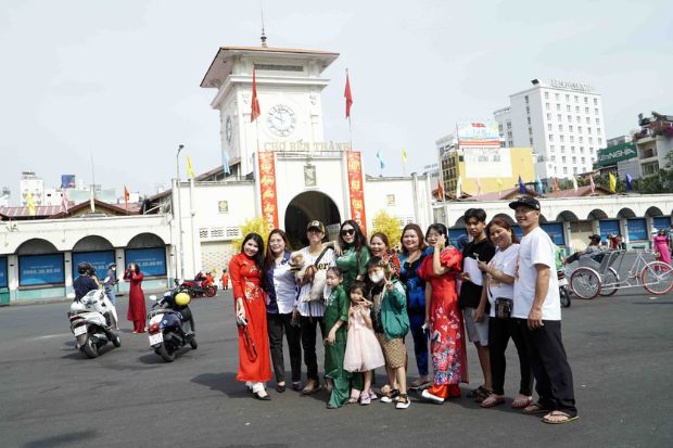 Check in tại Chợ Bến Thành