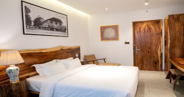 Phòng ngủ Khách sạn Sky Gem Central Sài Gòn