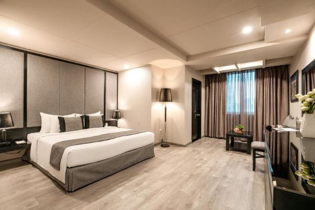 Phòng thiết kế với gam màu ấm tạo cảm giác thoải mái 
