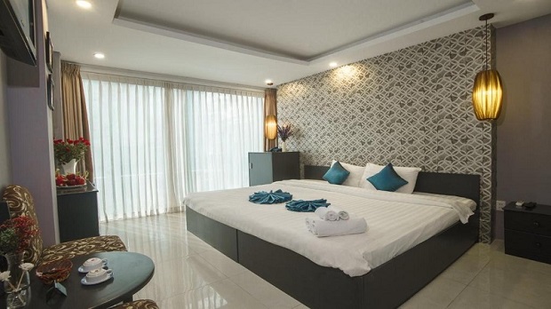 Phòng ngủ khách sạn được thiết kế tinh tế