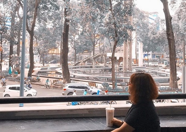 Góc nhìn hướng ra phía hồ Con Rùa