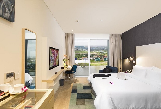 không gian phòng nghỉ của Liberty Central Saigon Riverside