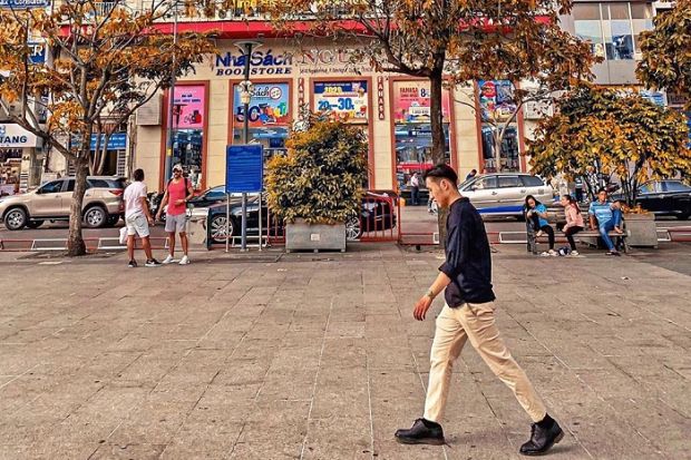 Check in tại Phố Đi bộ 