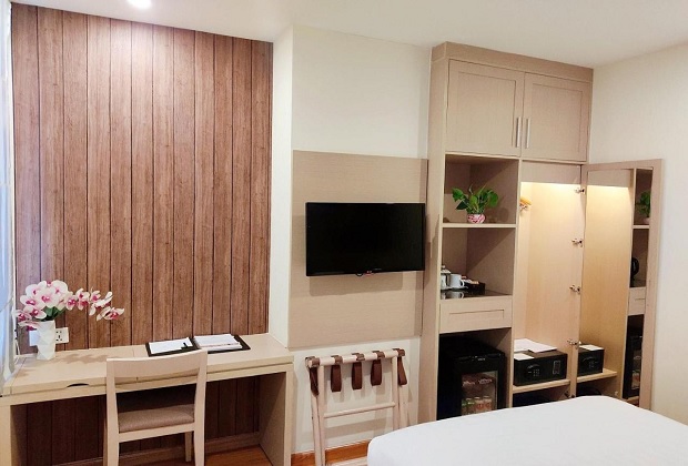 khách sạn GK Central cung cấp tiện nghi phòng hiện đại