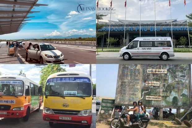 Phương tiện di chuyển ở sân bay Phú Bài