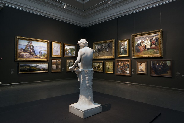 Các tác phẩm nghệ thuật trưng bày bên trong bảo tàng Ateneum Bảo tàng Nghệ thuật Ateneum