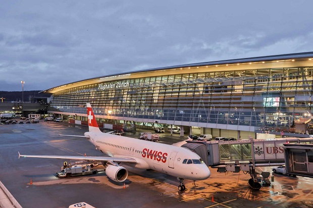 Sân bay Zurich hiện là sân bay trọng điểm của đất nước Thụy Sĩ Sân bay Zurich