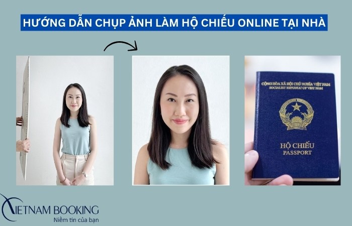 chụp ảnh l&agrave;m hộ chiếu tại nh&agrave;