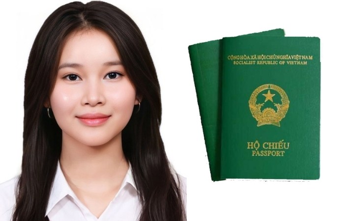 ảnh hộ chiếu c&oacute; ph&ocirc;ng nền trắng