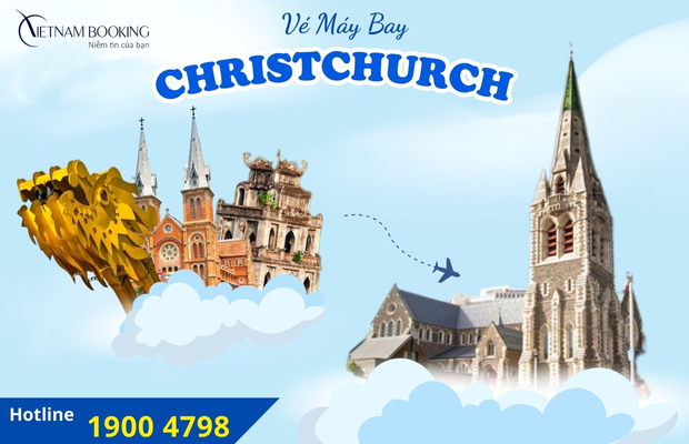 V&eacute; m&aacute;y bay đi Christchurch