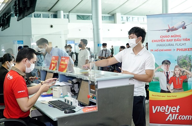 Checkin vé máy bay đi Phuket Vietjet Air