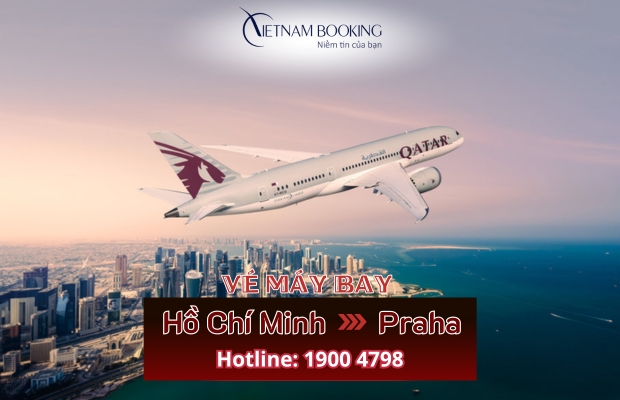 Vé máy bay Qatar Airways Hồ Chí Minh đi Praha