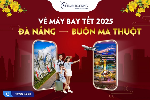 vé máy bay Tết Đà Nẵng đi Buôn Ma Thuột