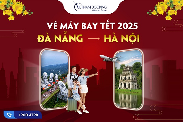 vé máy bay Tết 2025 Đà Nẵng đi Hà Nội