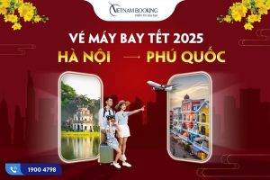 Bay về phía nắng cùng vé máy bay Tết 2027 Hà Nội Phú Quốc tại Vietnam Booking