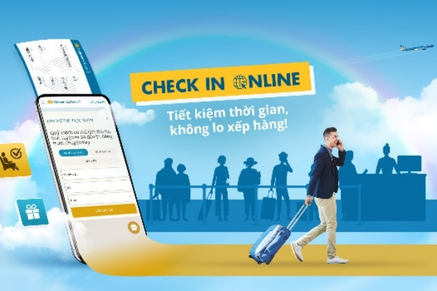 Thủ tục nhanh gọn bay c&ugrave;ng Vietnam Airlines