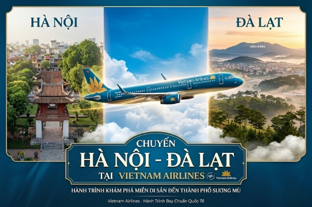   v&eacute; m&aacute;y bay Vietnam Airlines H&agrave; Nội đi Đ&agrave; Lạt được khai th&aacute;c với tần suất v&ocirc; c&ugrave;ng ấn tượng