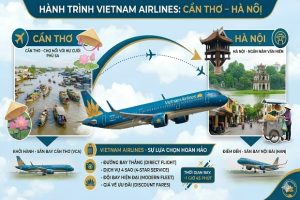 Vé máy bay Vietnam Airlines Cần Thơ đi Hà Nội – Khám phá vẻ đẹp di sản