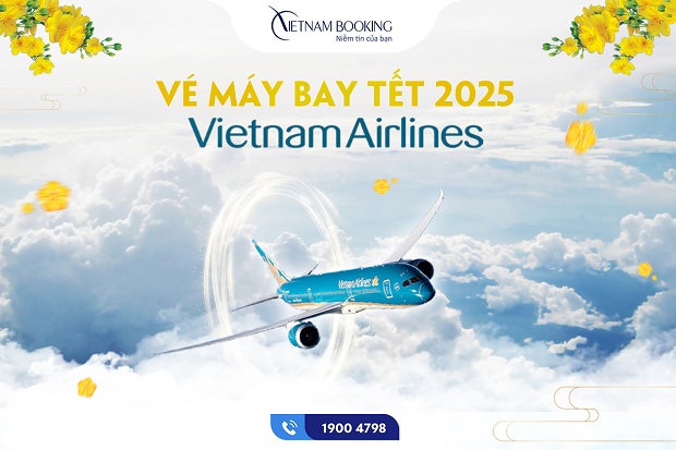 v&eacute; m&aacute;y bay Tết Vietnam Airlines