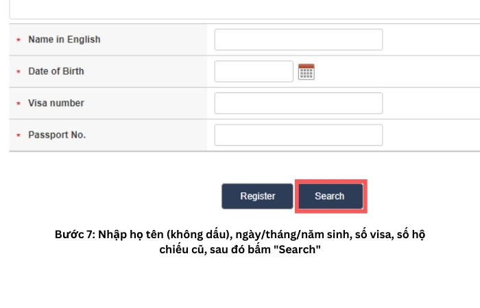 Cách tra cứu tình trạng thông tin visa Hàn