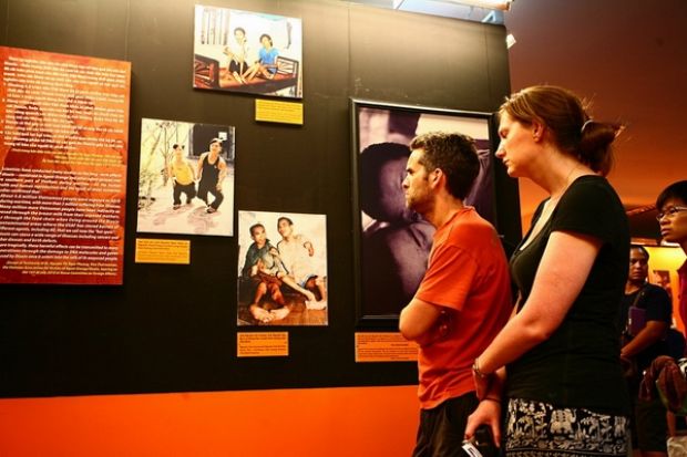 khu trưng bày tầng 1 của bảo tàng