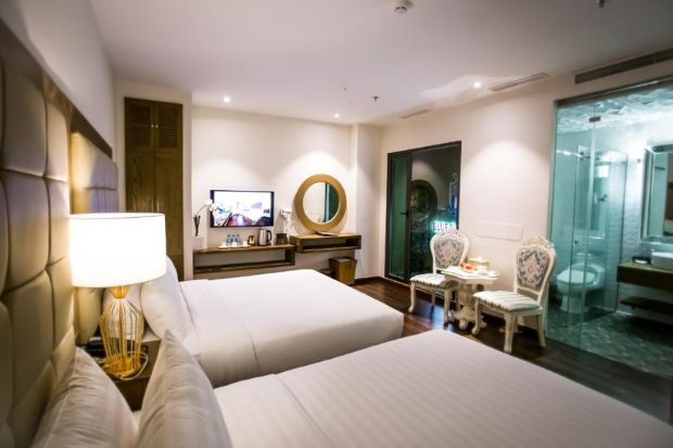 Phòng ngủ có đầy đủ vật dụng