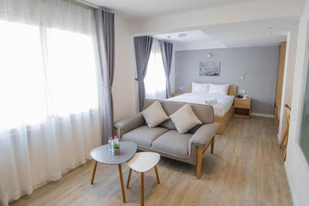 Phòng ngủ gọn gàng, sáng sủa