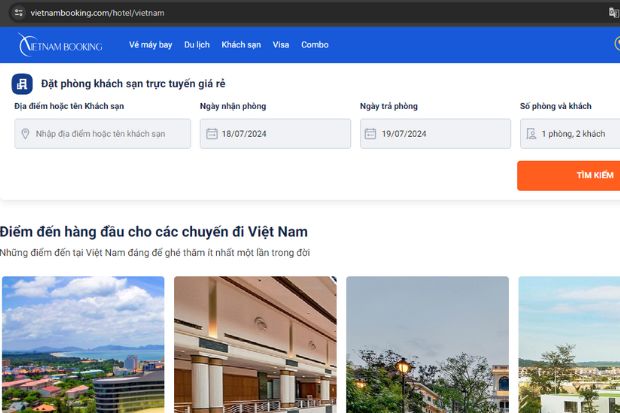 Website Vietnam Booking