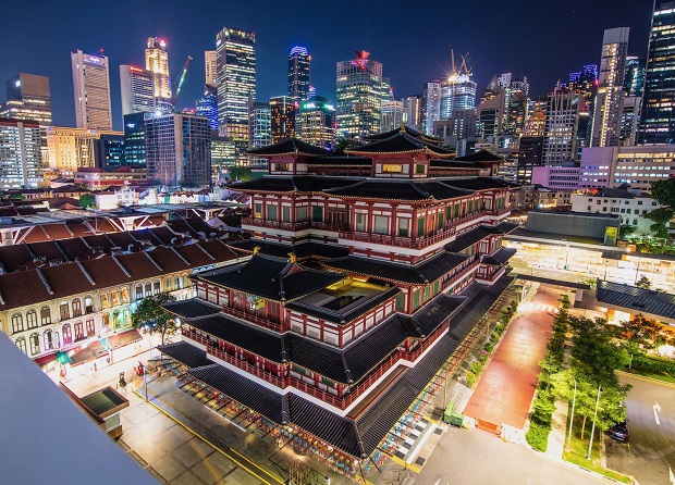 chùa răng phật singapore