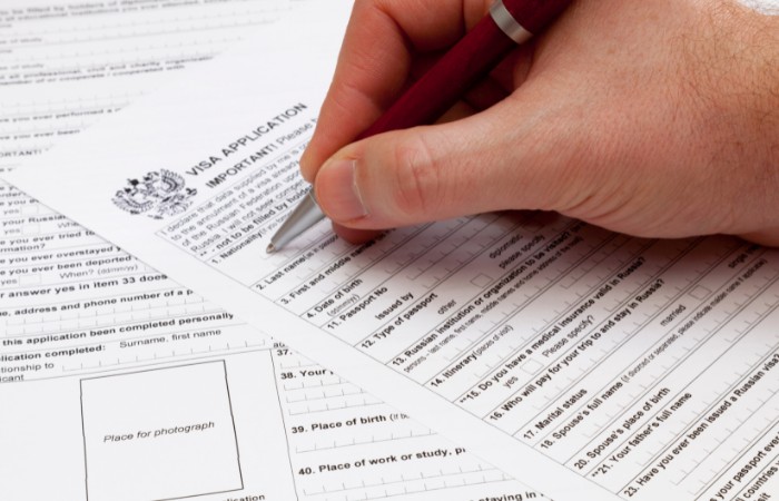 hồ sơ xin visa nga