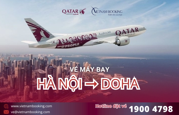 Vé máy bay Qatar Airways Hà Nội đi Doha