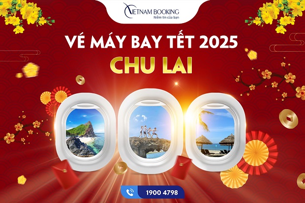 vé máy bay Tết 2025 đi Chu Lai
