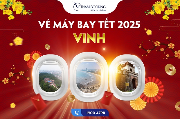 Vé máy bay Tết đi Vinh