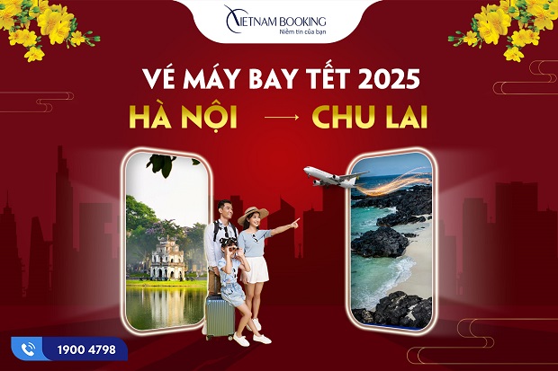 vé máy bay Tết 2025 Hà Nội đi Chu Lai